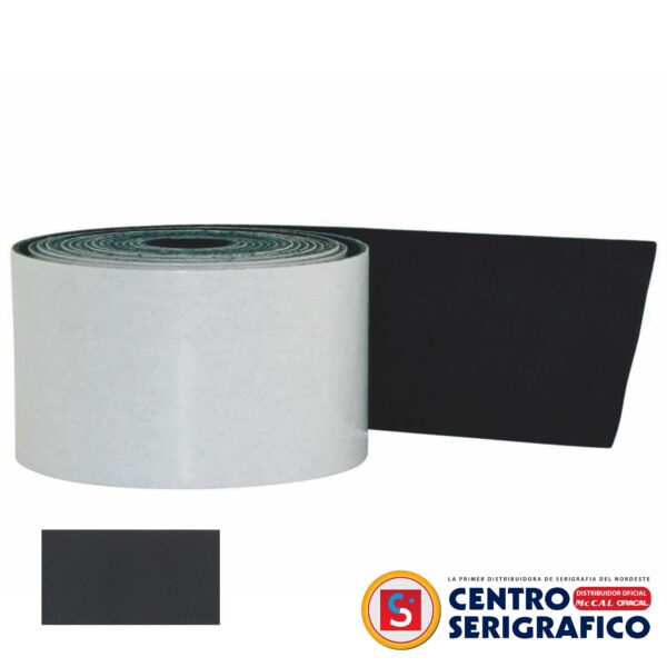FIELTRO DE TELA SUAVE Y DELGADO NEGRO A79BK-5M 5 MTS (L) x 5 CM (A)