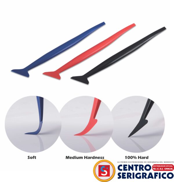 PACK 3 ESPÁTULAS DIFERENTES DUREZAS A97 16,8 CM x 3 CM
