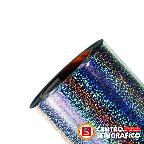 PLATA SPARKLE HOLOGRÁFICO TERMOTRANSFERIBLE X 0.50 ANCHO
