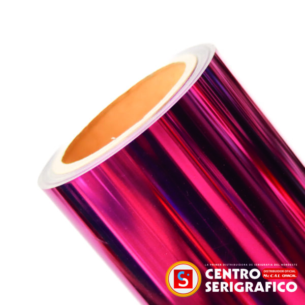 FUCSIA TRANSFER FOIL TERMOTRANSFERIBLE X 0.50 ANCHO