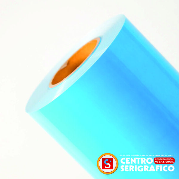 CELESTE FLUO TERMOTRANSFERIBLE X 0.50 ANCHO