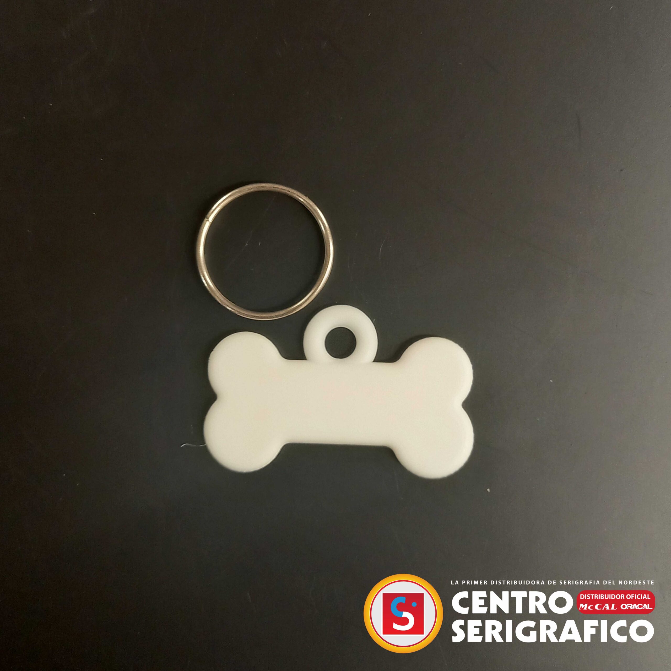 LLAVERO POLIMERO HUESO